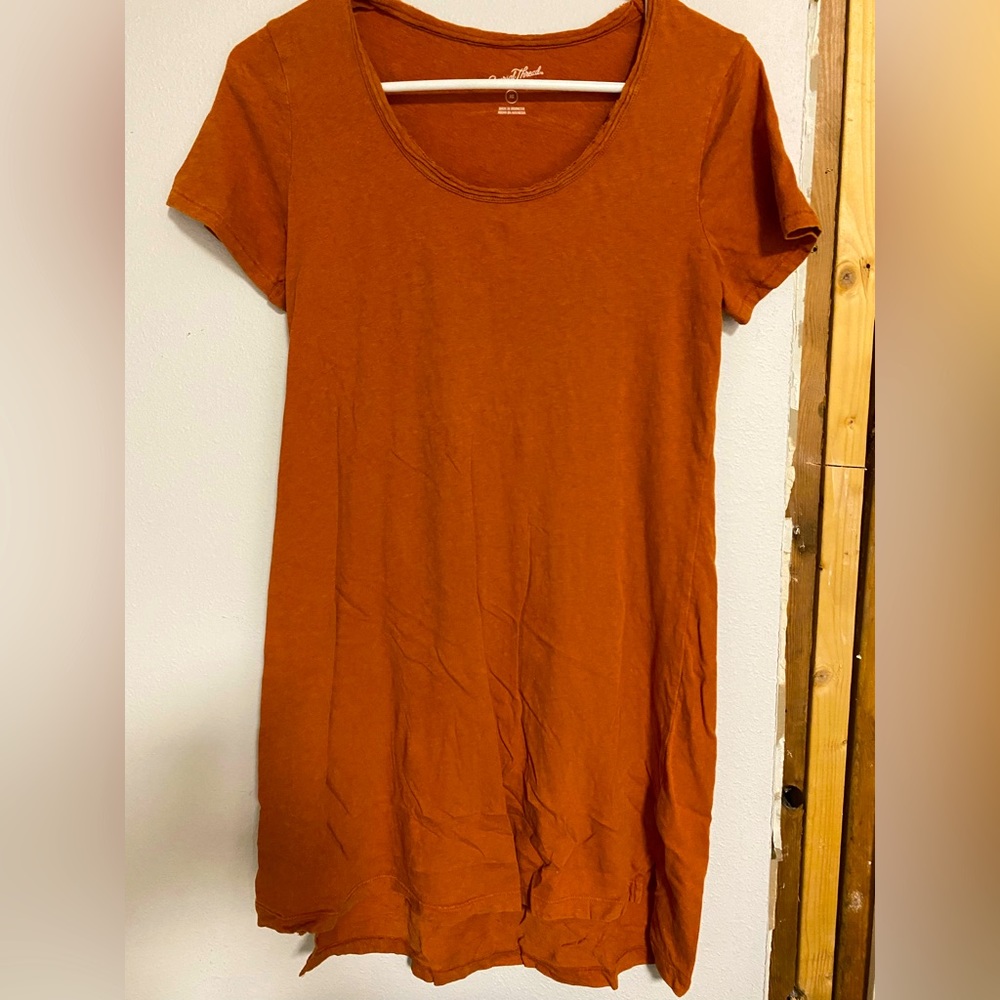 Universal Thread XS T-shirt Dress Orange